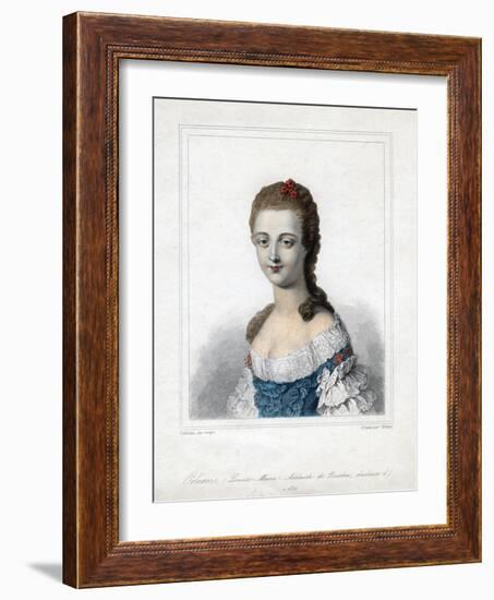 Louise Marie Adelaide De Bourbon-Penthievre, Duchesse D'Orleans, Late 18th Century-Weber-Framed Giclee Print