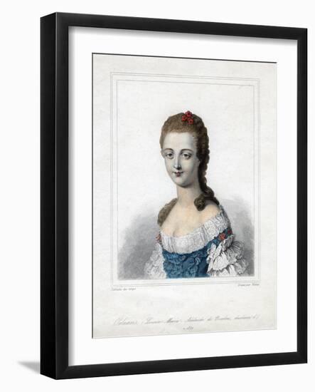 Louise Marie Adelaide De Bourbon-Penthievre, Duchesse D'Orleans, Late 18th Century-Weber-Framed Giclee Print