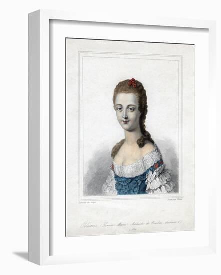 Louise Marie Adelaide De Bourbon-Penthievre, Duchesse D'Orleans, Late 18th Century-Weber-Framed Giclee Print