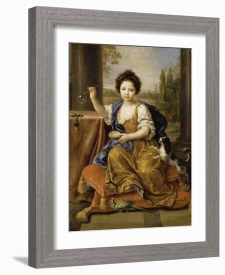 Louise-Marie de Bourbon, "Mademoiselle de Tours"-Pierre Mignard-Framed Giclee Print