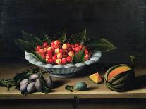 Still Life with a Basket of Fruit and a Bunch of Asparagus, 1630-Louise Moillon-Framed Giclee Print