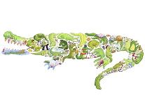 Crocodile-Louise Tate-Giclee Print