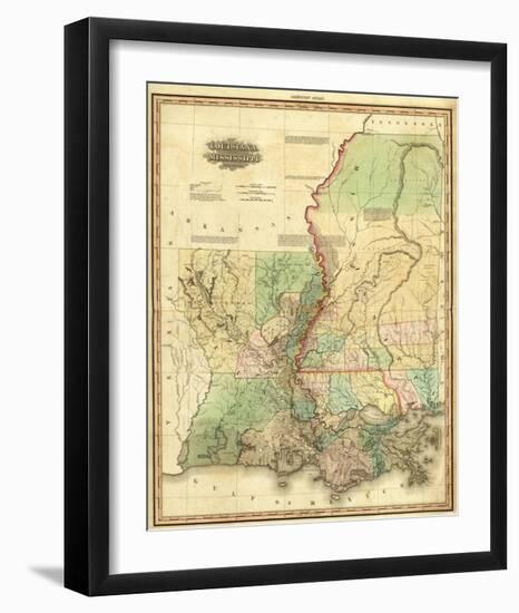 Louisiana and Mississippi, c.1823-Henry S^ Tanner-Framed Art Print