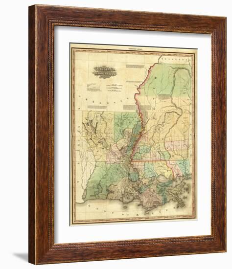 Louisiana and Mississippi, c.1823-Henry S^ Tanner-Framed Art Print