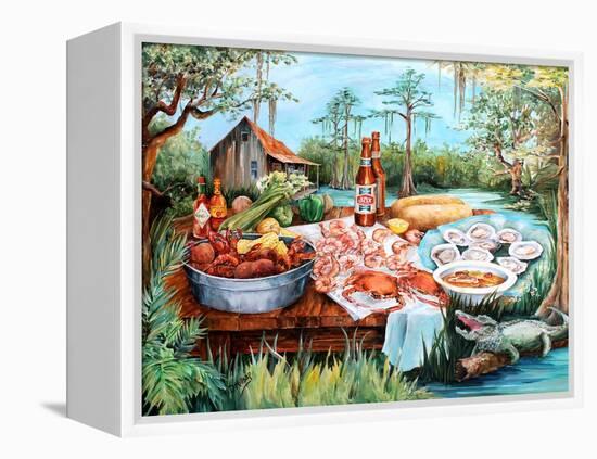 Louisiana Cajun Cooking-Diane Millsap-Framed Stretched Canvas