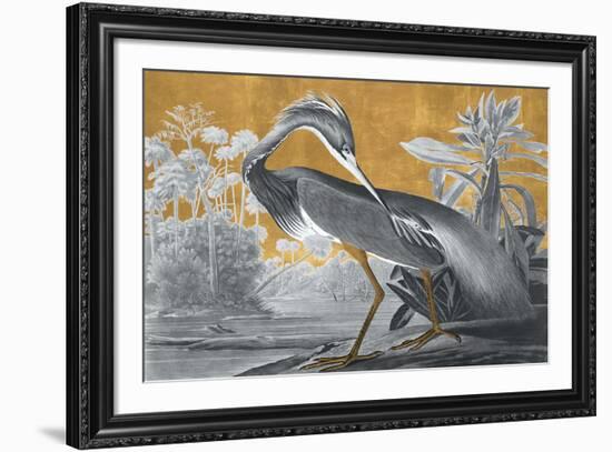 Louisiana Heron - Luxe-Eccentric Accents-Framed Giclee Print