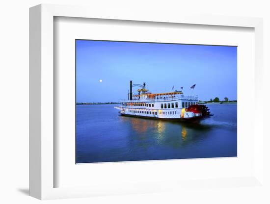 Louisiana, New Orleans, Creole Queen Steamboat, Mississippi River-John Coletti-Framed Photographic Print