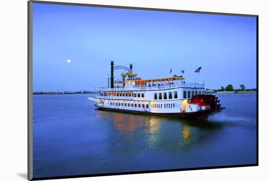 Louisiana, New Orleans, Creole Queen Steamboat, Mississippi River-John Coletti-Mounted Photographic Print