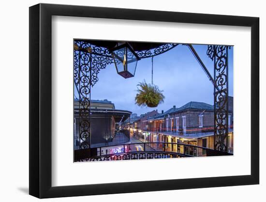 Louisiana, New Orleans, French Quarter, Bourbon Street-John Coletti-Framed Photographic Print