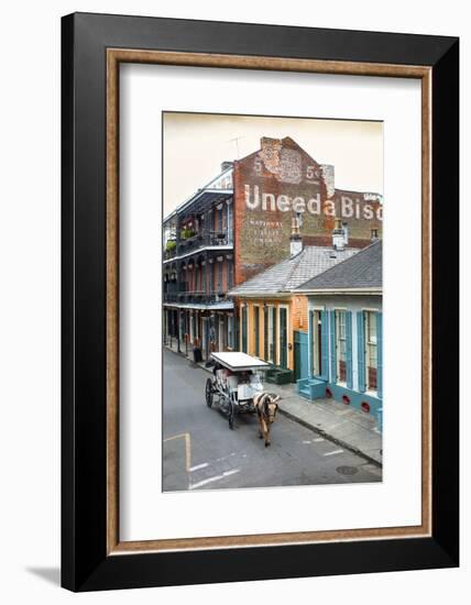 Louisiana, New Orleans, French Quarter, Dumaine Street, Historic Uneeda Biscuit Sign-John Coletti-Framed Photographic Print