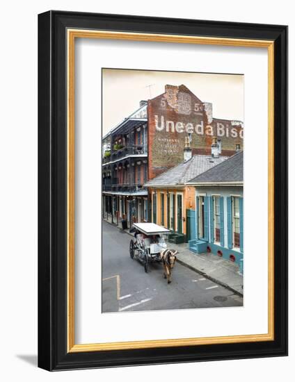 Louisiana, New Orleans, French Quarter, Dumaine Street, Historic Uneeda Biscuit Sign-John Coletti-Framed Photographic Print