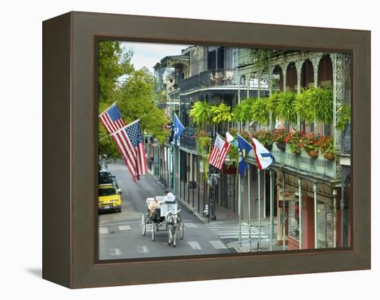 Louisiana, New Orleans, French Quarter, Royal Street-John Coletti-Framed Premier Image Canvas
