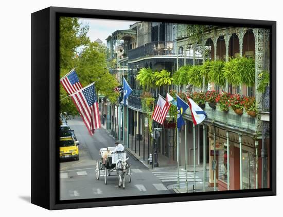 Louisiana, New Orleans, French Quarter, Royal Street-John Coletti-Framed Premier Image Canvas