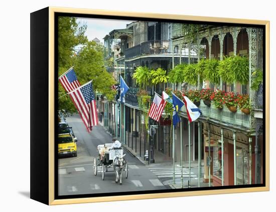 Louisiana, New Orleans, French Quarter, Royal Street-John Coletti-Framed Premier Image Canvas