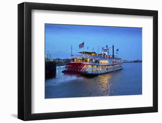 Louisiana, New Orleans, Natchez Steamboat, Mississippi River-John Coletti-Framed Photographic Print