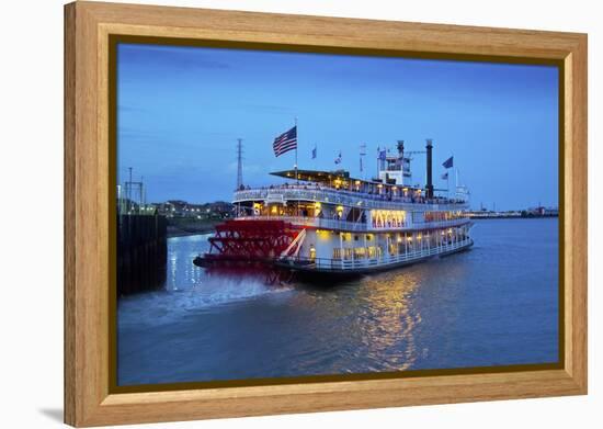 Louisiana, New Orleans, Natchez Steamboat, Mississippi River-John Coletti-Framed Premier Image Canvas