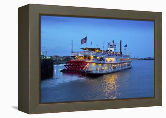 Louisiana, New Orleans, Natchez Steamboat, Mississippi River-John Coletti-Framed Premier Image Canvas