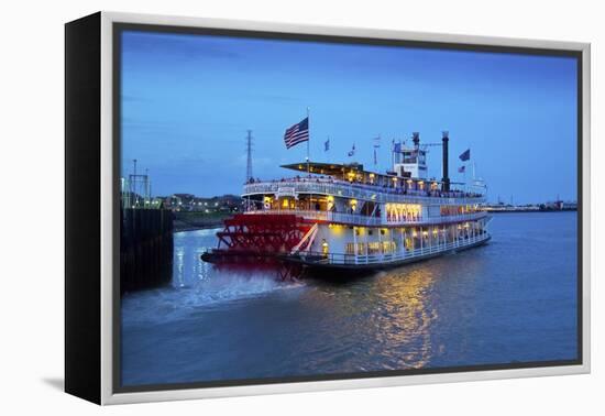 Louisiana, New Orleans, Natchez Steamboat, Mississippi River-John Coletti-Framed Premier Image Canvas