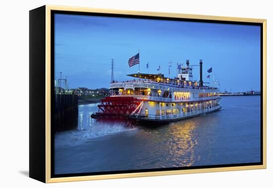 Louisiana, New Orleans, Natchez Steamboat, Mississippi River-John Coletti-Framed Premier Image Canvas