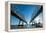 Louisiana, New Orleans, Twin Cantilever Bridges, Mississippi River, Tugboat-John Coletti-Framed Premier Image Canvas