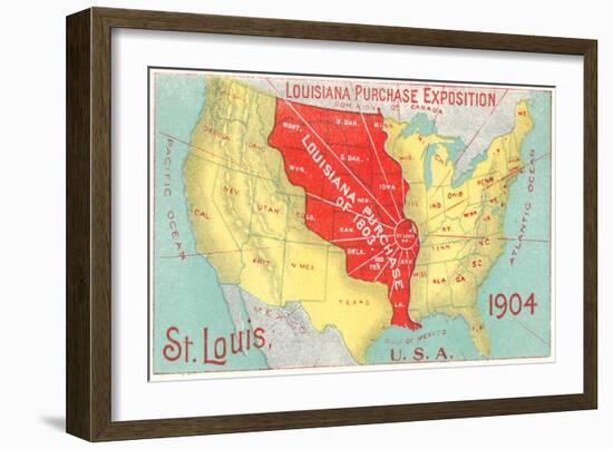 Louisiana Purchase, St. Louis, Missouri-null-Framed Art Print