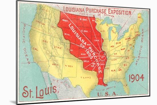 Louisiana Purchase, St. Louis, Missouri-null-Mounted Art Print