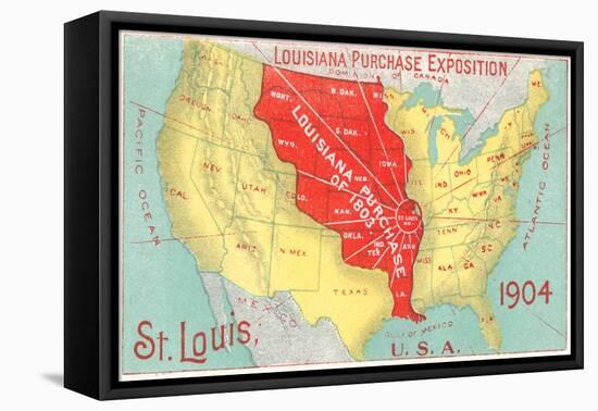 Louisiana Purchase, St. Louis, Missouri-null-Framed Stretched Canvas