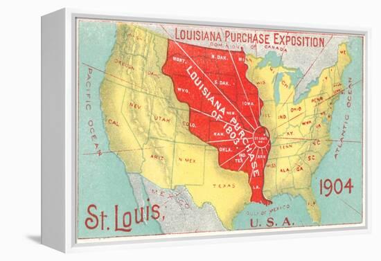 Louisiana Purchase, St. Louis, Missouri-null-Framed Stretched Canvas