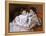 Louisine Havemeyer and Her Daughter Electra, 1895-Mary Stevenson Cassatt-Framed Premier Image Canvas
