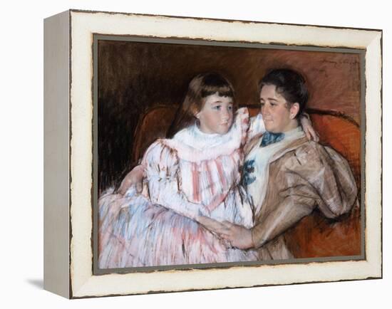 Louisine Havemeyer and Her Daughter Electra, 1895-Mary Stevenson Cassatt-Framed Premier Image Canvas