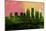 Louisville City Skyline-NaxArt-Mounted Art Print