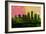 Louisville City Skyline-NaxArt-Framed Art Print