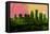 Louisville City Skyline-NaxArt-Framed Stretched Canvas