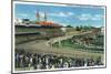 Louisville, Kentucky - General View of Crowds at the Kentucky Derby, c.1939-Lantern Press-Mounted Art Print