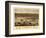 Louisville, Kentucky - Panoramic Map-Lantern Press-Framed Art Print