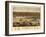 Louisville, Kentucky - Panoramic Map-Lantern Press-Framed Art Print