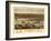 Louisville, Kentucky - Panoramic Map-Lantern Press-Framed Art Print