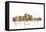 Louisville Kentucky Skyline MCLR 1-Marlene Watson-Framed Premier Image Canvas