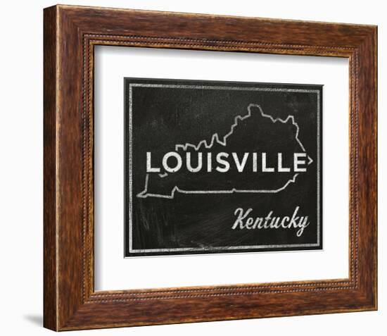 Louisville, Kentucky-John Golden-Framed Art Print