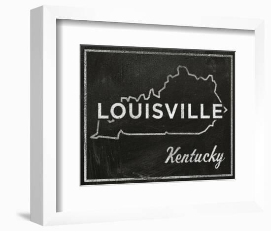 Louisville, Kentucky-John Golden-Framed Art Print