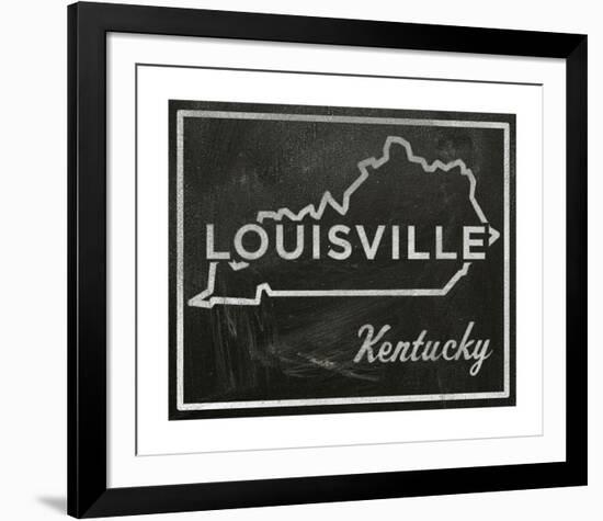 Louisville, Kentucky-John Golden-Framed Giclee Print