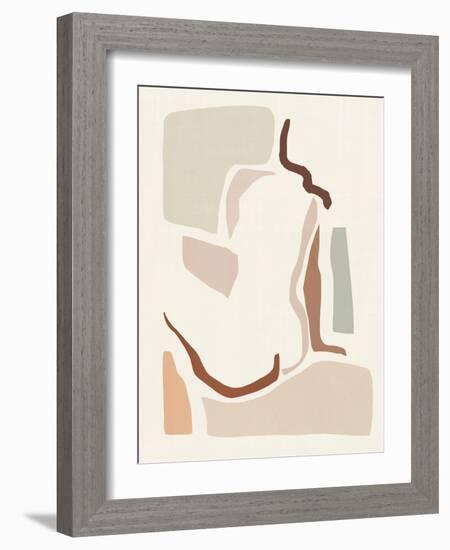 Lounge Abstract I-Victoria Barnes-Framed Art Print