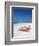 Lounge Chairs on Beach and Yacht, Maldives, Indian Ocean, Asia-Sakis Papadopoulos-Framed Photographic Print