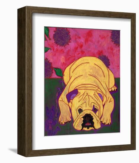 Lounge Lizard-Angela Bond-Framed Art Print