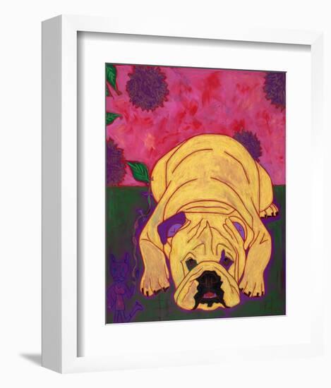 Lounge Lizard-Angela Bond-Framed Art Print