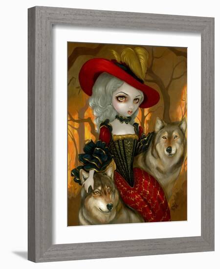 Loup-Garou: d Automne-Jasmine Becket-Griffith-Framed Art Print