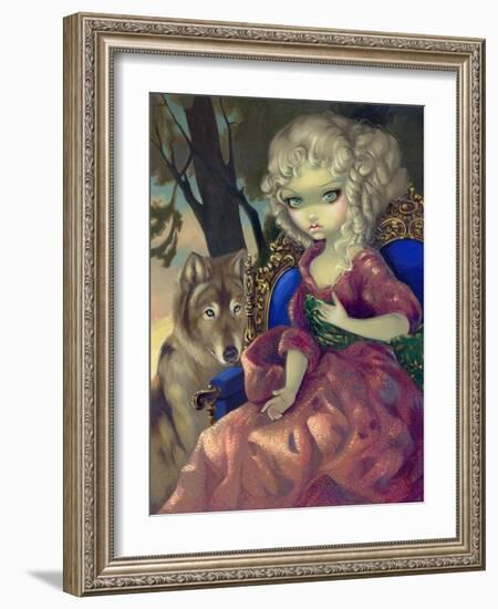 Loup-Garou:? L'Aube-Jasmine Becket-Griffith-Framed Art Print