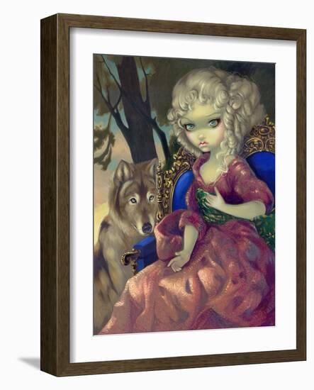 Loup-Garou:? L'Aube-Jasmine Becket-Griffith-Framed Art Print