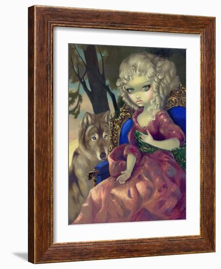 Loup-Garou:? L'Aube-Jasmine Becket-Griffith-Framed Art Print