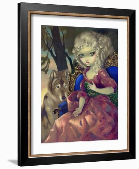 Loup-Garou:? L'Aube-Jasmine Becket-Griffith-Framed Art Print